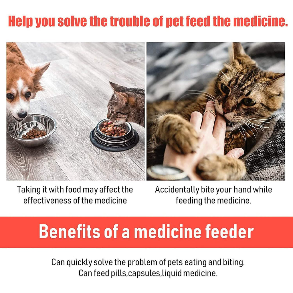 2-Piece: Pet Tablet Syringe Pusher