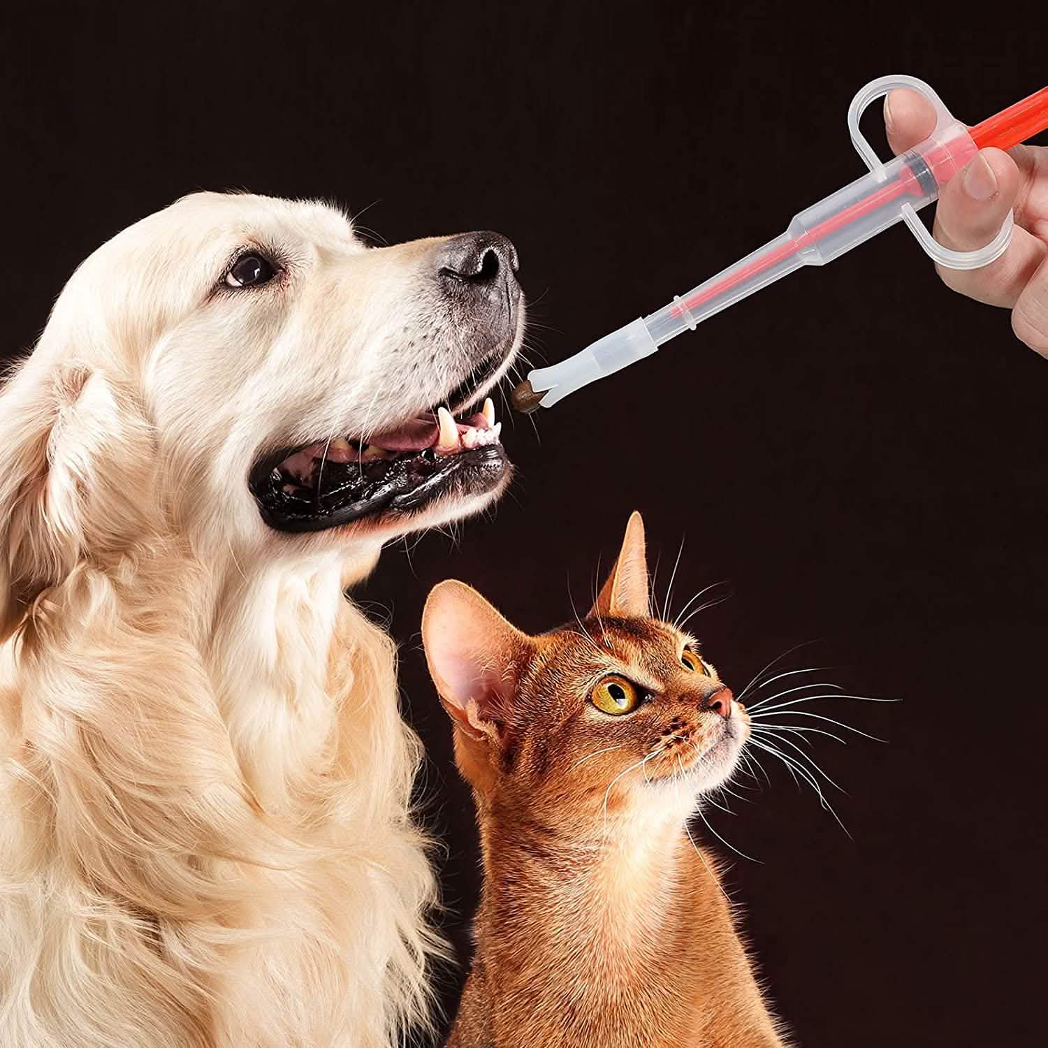 2-Piece: Pet Tablet Syringe Pusher