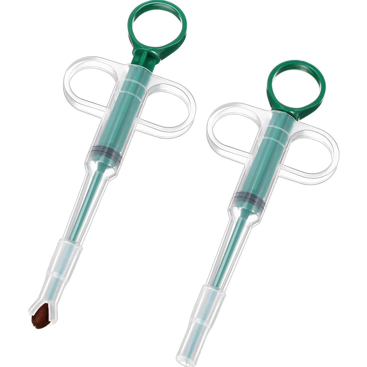 2-Piece: Pet Tablet Syringe Pusher