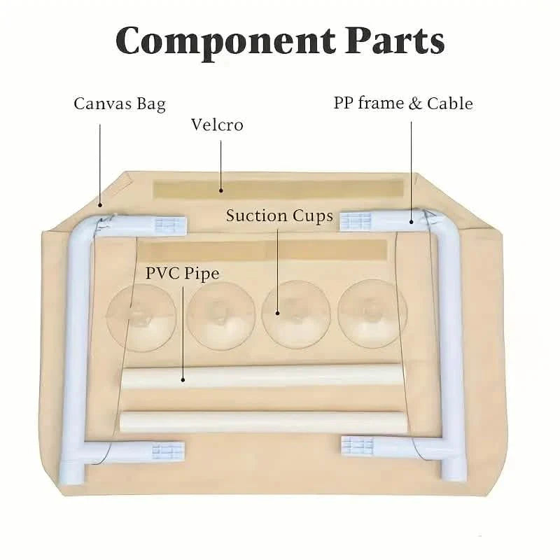 360¬∞ Cat Window Hammock: A Space-Saving Sunny Seat for Indoor Cats!