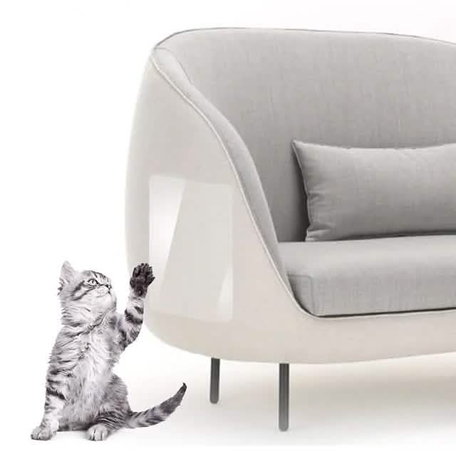 4-Piece: Sofa Cat Scratching Pad Scraper