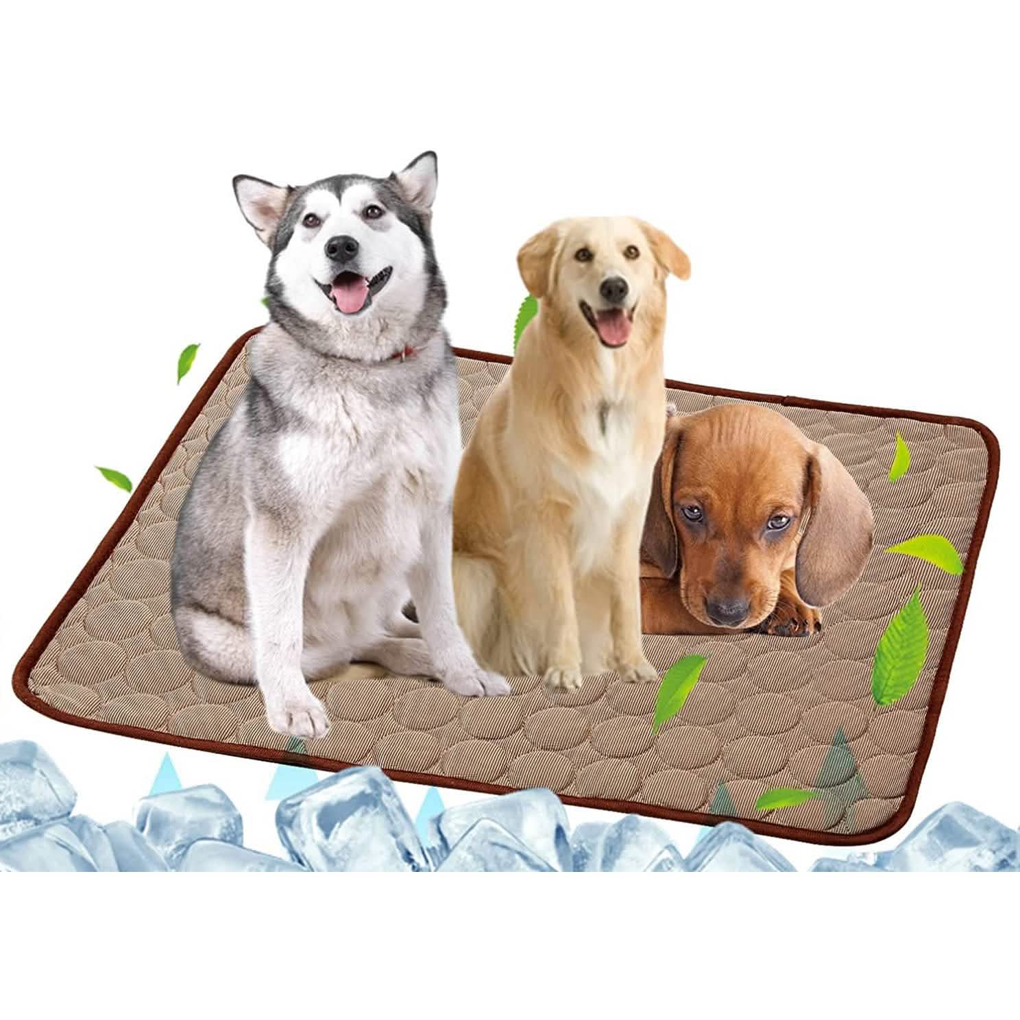 Automatic Cooling Dog Mat Washable Pet Sleeping Blanket Mat