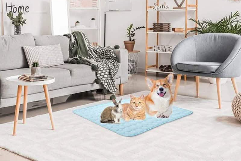Automatic Cooling Dog Mat Washable Pet Sleeping Blanket Mat